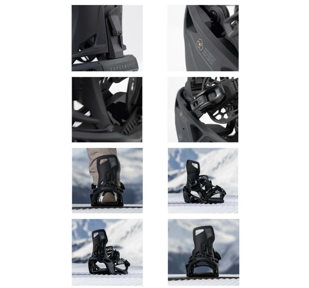 23-24 Nidecker Supermatic ビンディング L ブラック