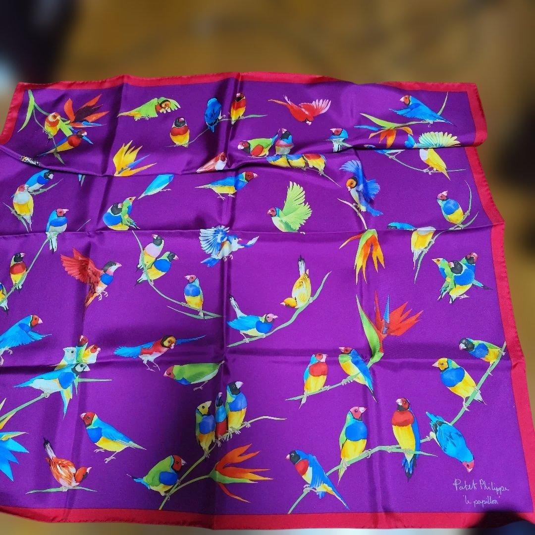 Patek Philippe 鳥柄スカーフPATEKPHILIPPE