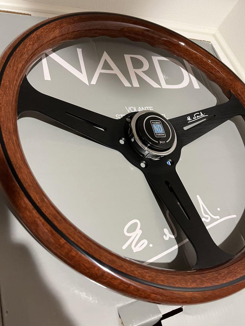 【訳有り値下げ】NARDI ナルディ ステアリング クラシック ウッド ブラック
