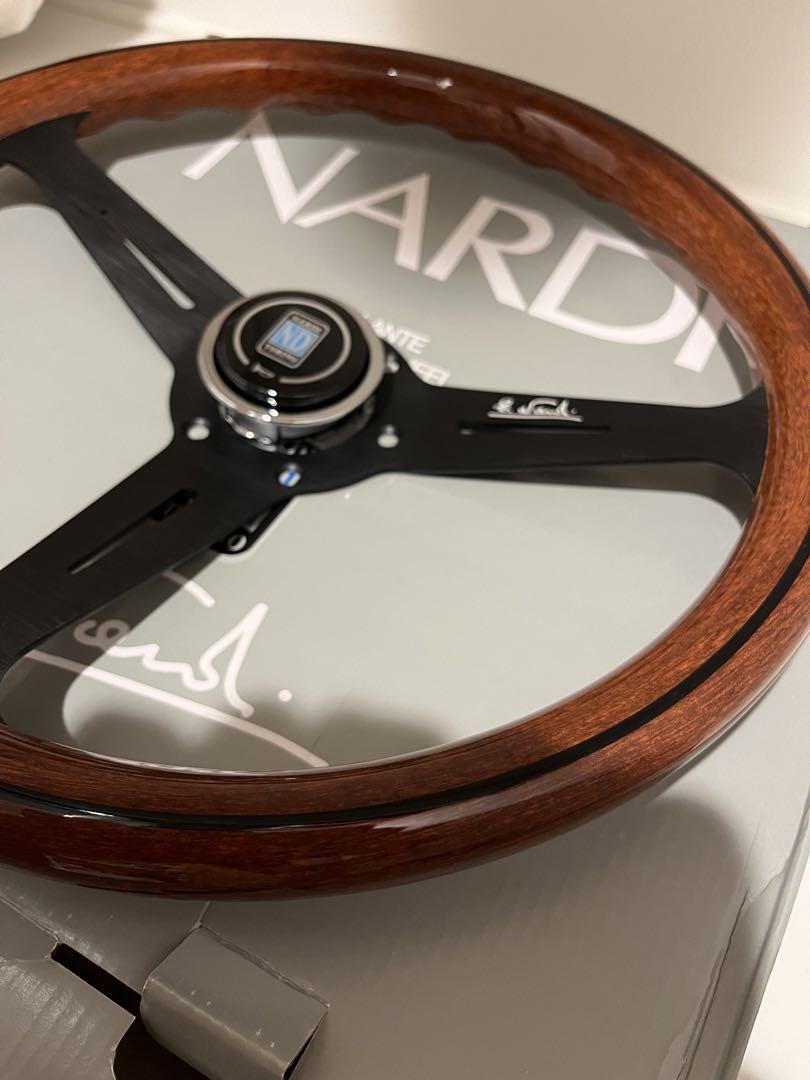 【訳有り値下げ】NARDI ナルディ ステアリング クラシック ウッド ブラック