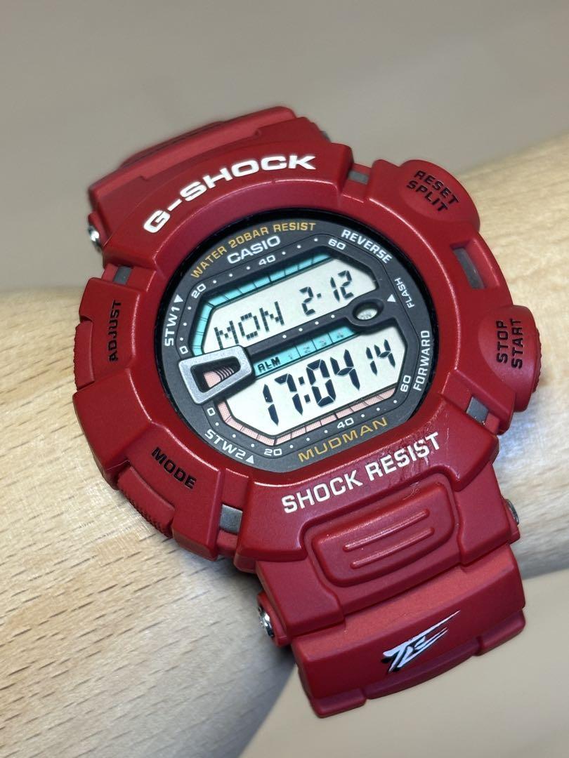 G-SHOCK/コラボ/トヨタ/別注/ランクル/限定/マッドマン/ビンテージ/赤