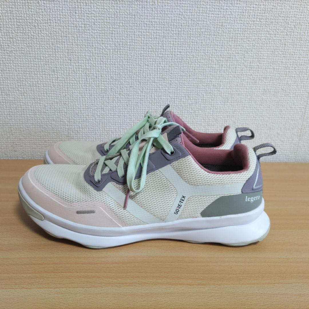 【legero レジェロ】防水ゴアテックス スニーカー オフホワイト