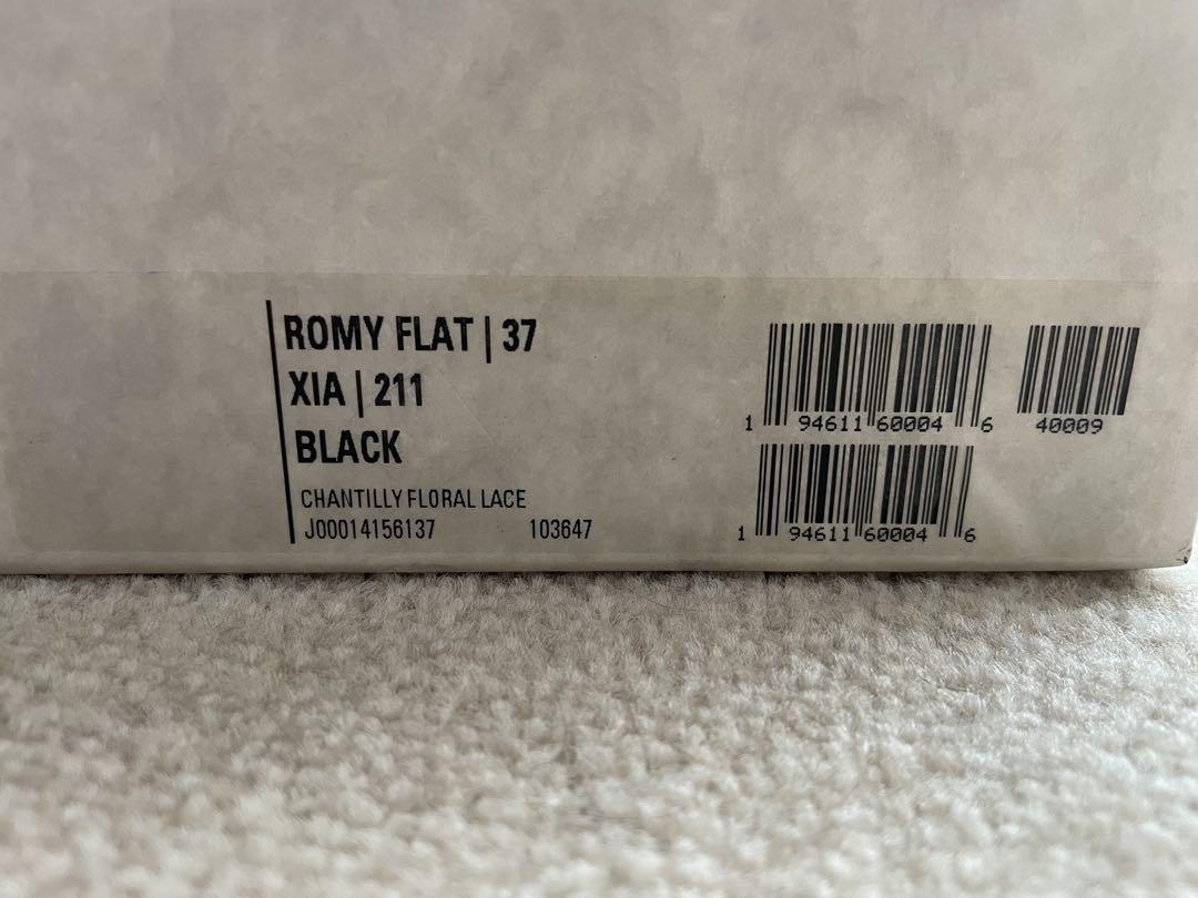 ジミーチュウ レースパンプス ROMY FLAT37 XIA211 BLACK