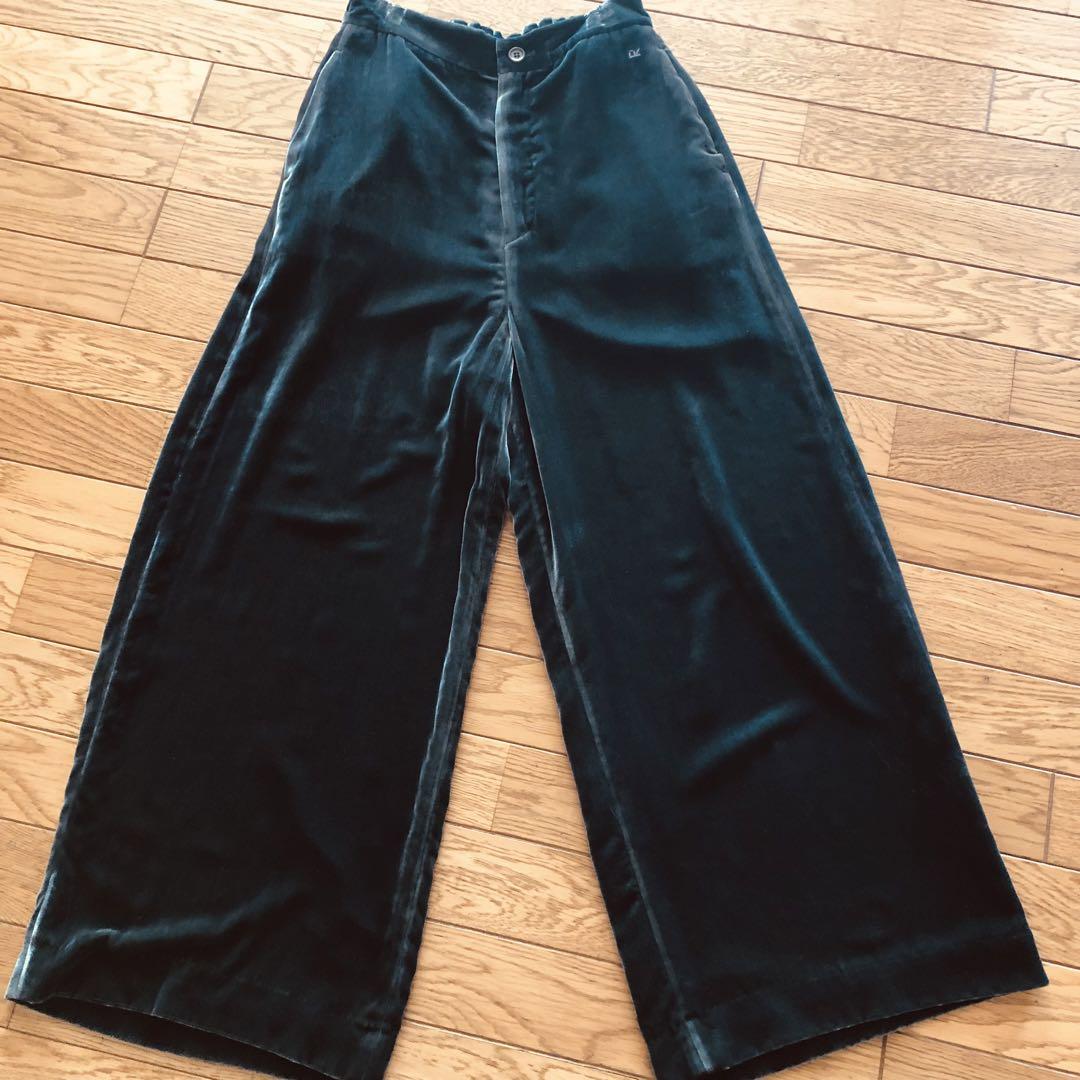 45R ベルベットワイドパンツ