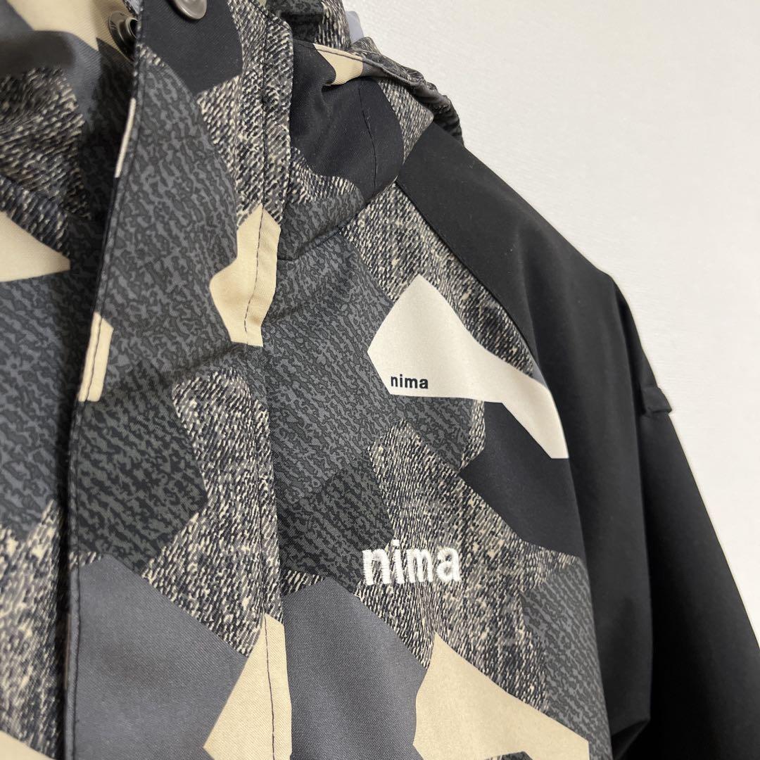 新品 未使用 nima 幾何学模様 ジャケット＆パンツ スキーウエア