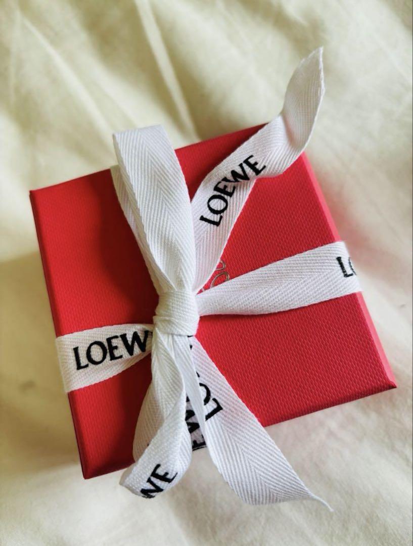 【正規店レシート・箱付美品】LOEWEゴールドアナグラム