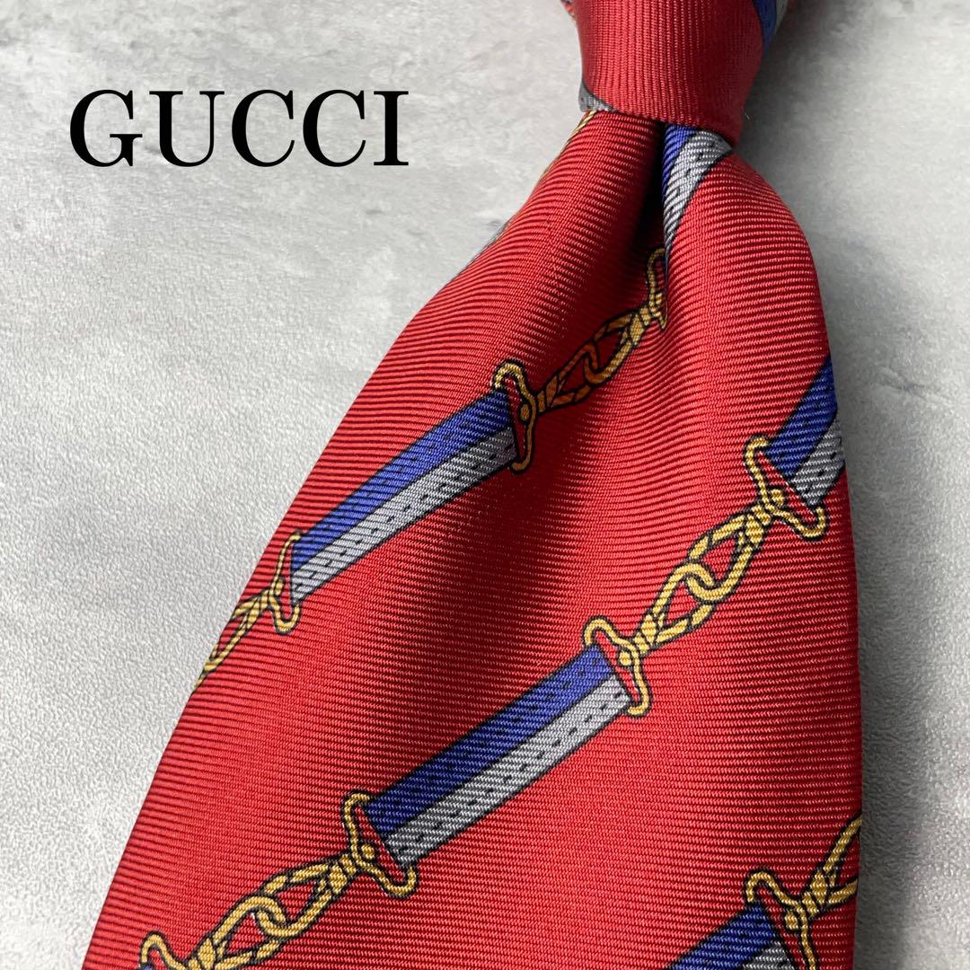 ✨未使用クラス✨GUCCI GG柄　インターロッキング　ストライプ　ネクタイ ✨未使用クラス✨GUCCI GG柄 インターロッキング ストライプ