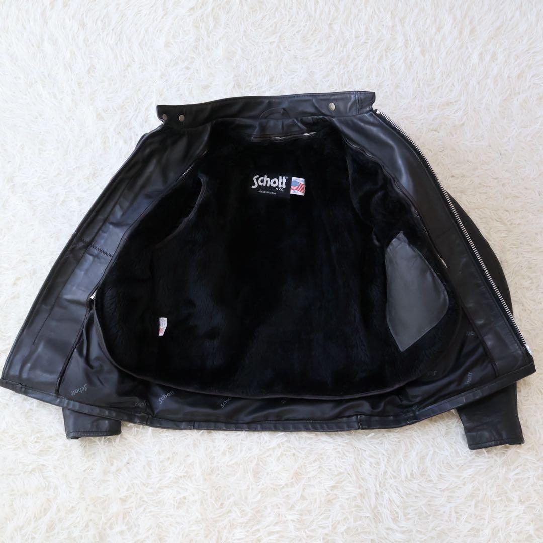 ショット シングルライダースジャケット ブラック 36サイズ ショット シングルライダースジャケット ブラック 36サイズ