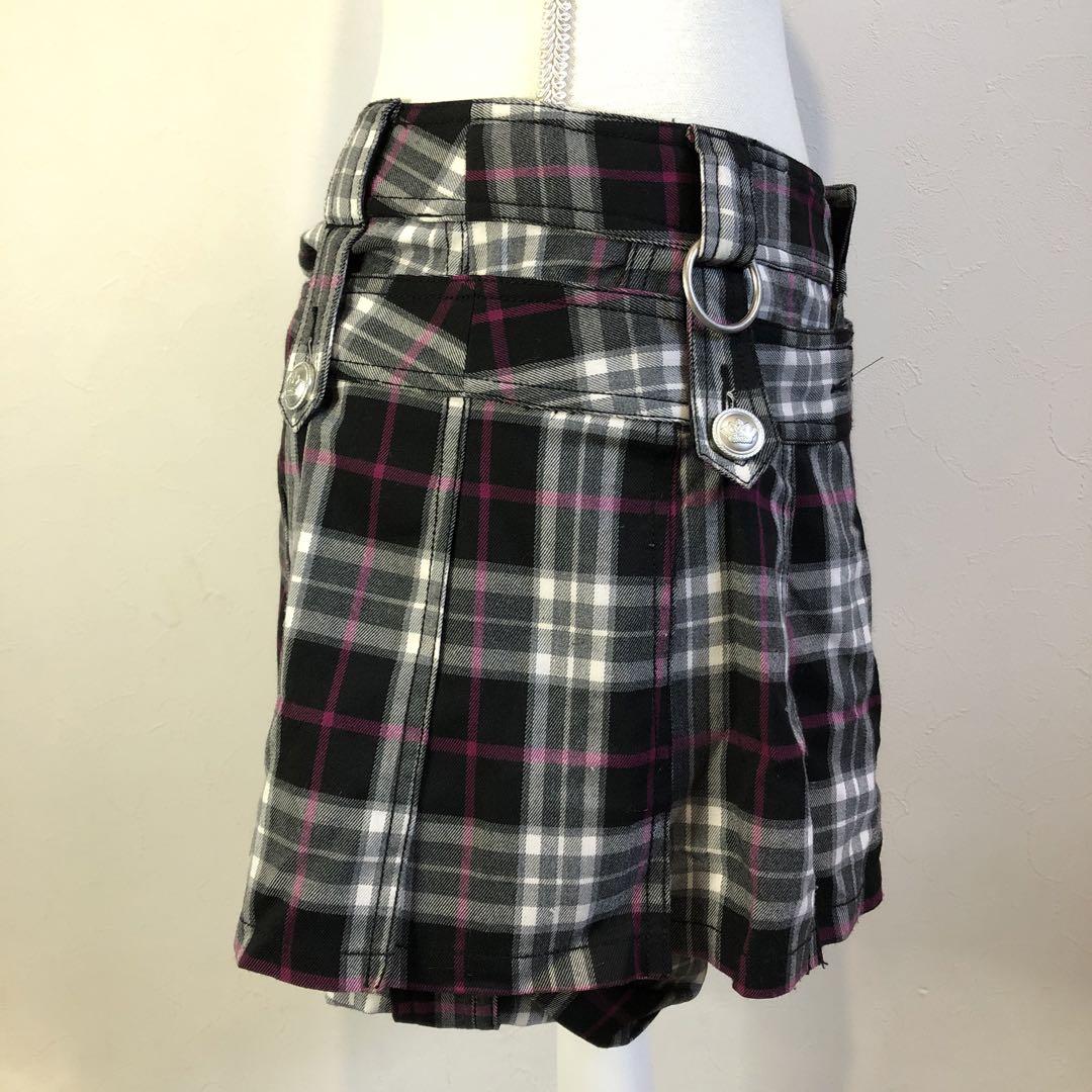 y2k アルゴンキン　2wayパンツ　プリーツスカート