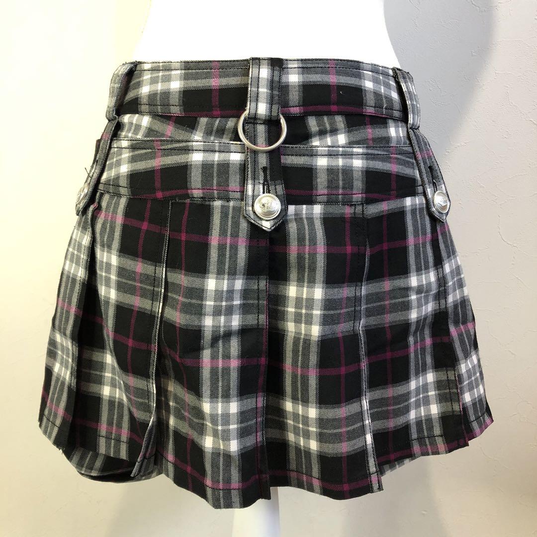 y2k アルゴンキン　2wayパンツ　プリーツスカート