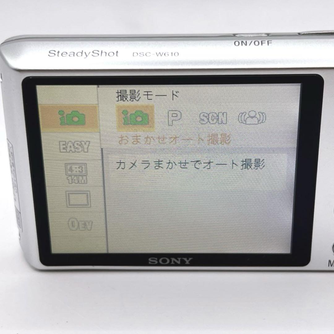 【未使用品級】 SONY Cyber-shot DSC-W610 シルバー