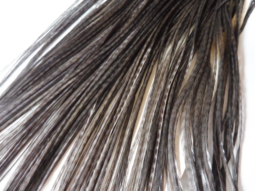 WHITING ハーフサドルハックル SILVER Dark Dyed Dun