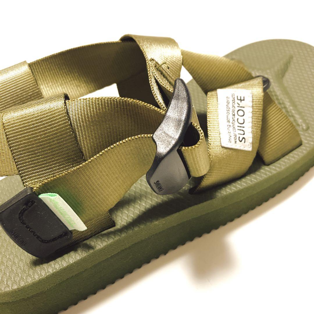 ✨美品✨SUICOKE スイコック スポーツサンダル 22cm カーキ
