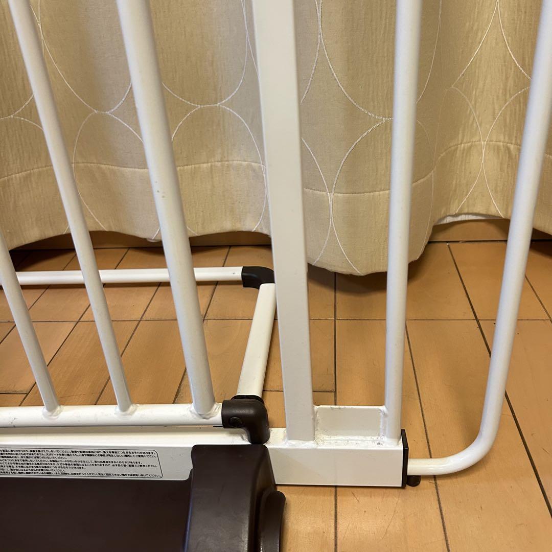 ペットセレクト　ちょっとおくだけとおせんぼウォークスルー　S ホワイトスチール