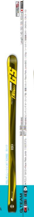 オガサカ トライアン G-T145 スキー OGASAKA チロリア TRIUN