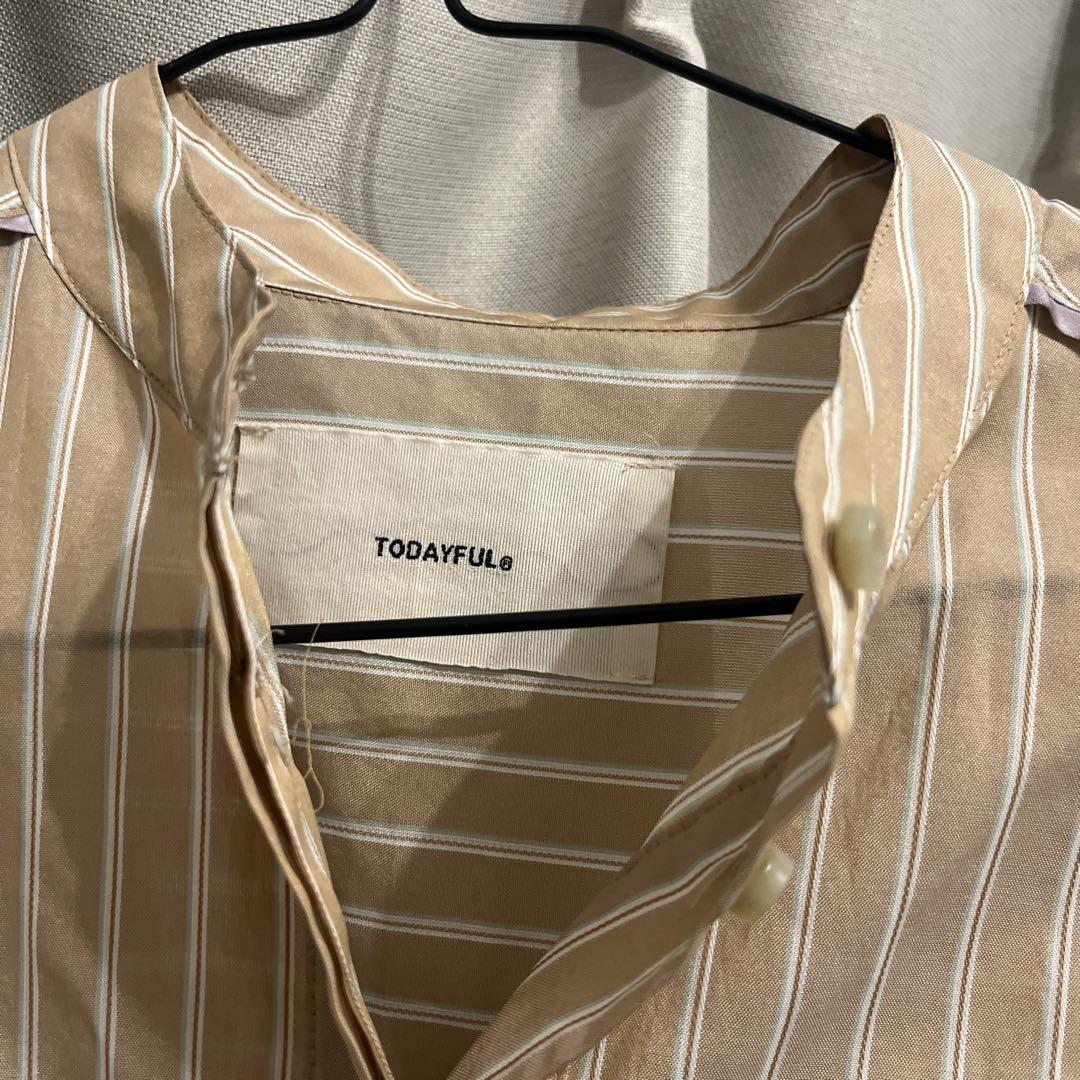 トゥデイフル TODAYFUL Organdy Stripe Shirts - メルカリ