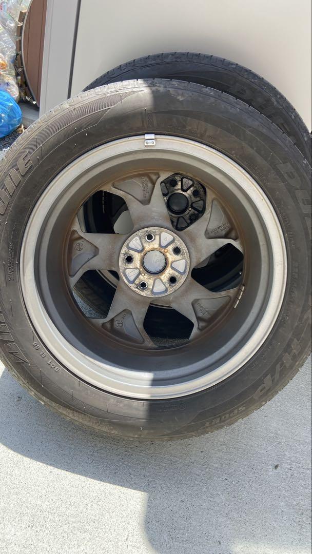 純正スバルホイールセット 225/55R18 DUELER H/P SPORT