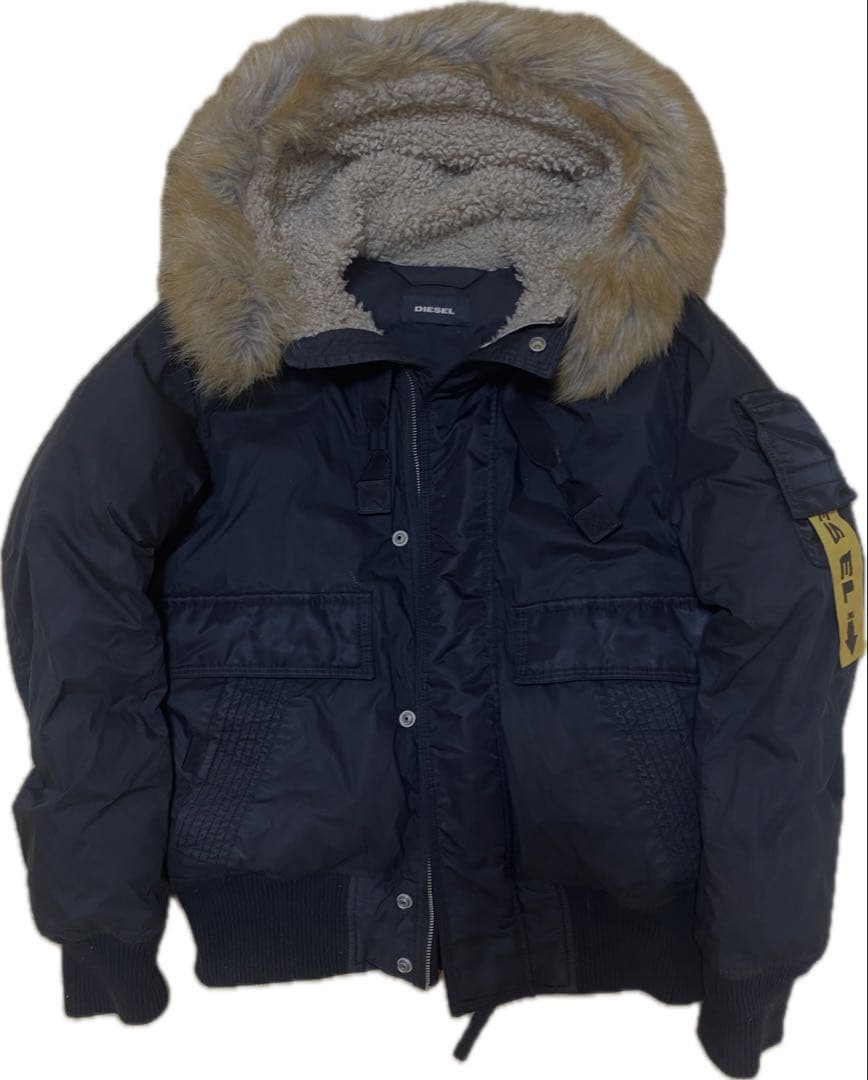 DIESEL N-2B ブラック フライトジャケット Mサイズ 値引き可能