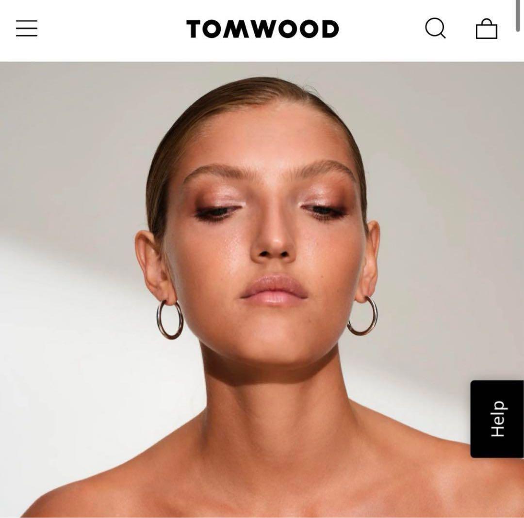 TOMWOOD classic hoop large フープピアス　シルバー
