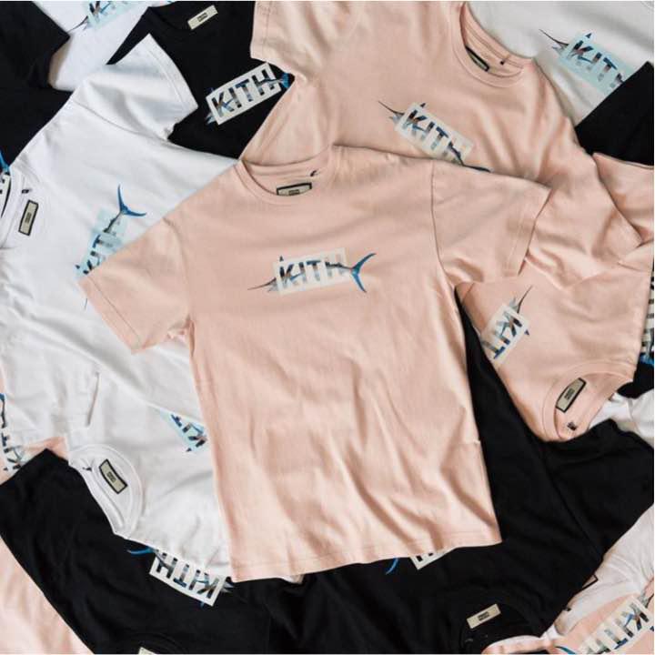 KITH MARLIN CLASSIC LOGO TEE WHITE Sサイズ トップス