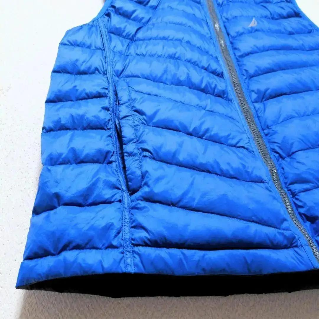 美品 NAUTICA ノーティカ リバーシブル ダウンベスト Y2K US古着