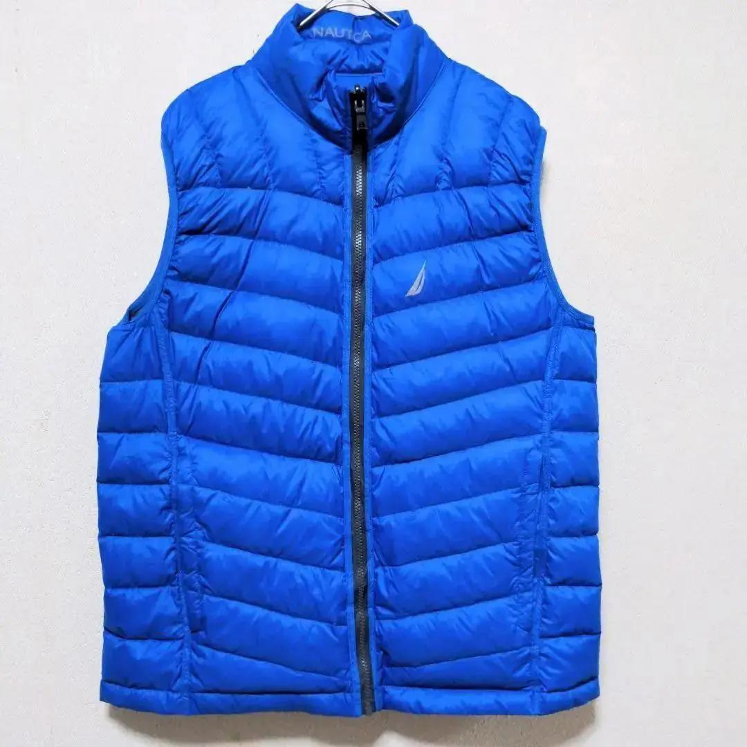 美品 NAUTICA ノーティカ リバーシブル ダウンベスト Y2K US古着