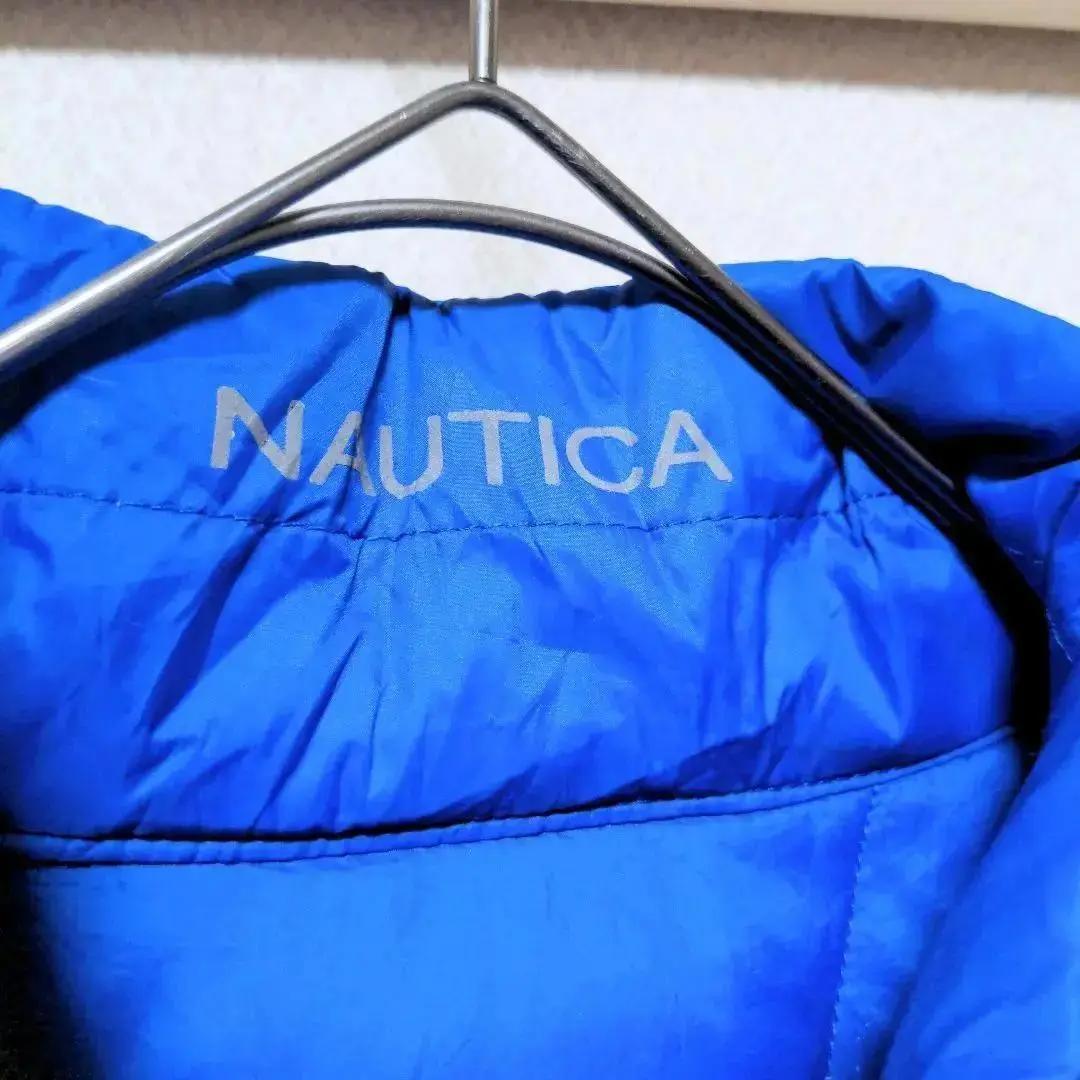 美品 NAUTICA ノーティカ リバーシブル ダウンベスト Y2K US古着