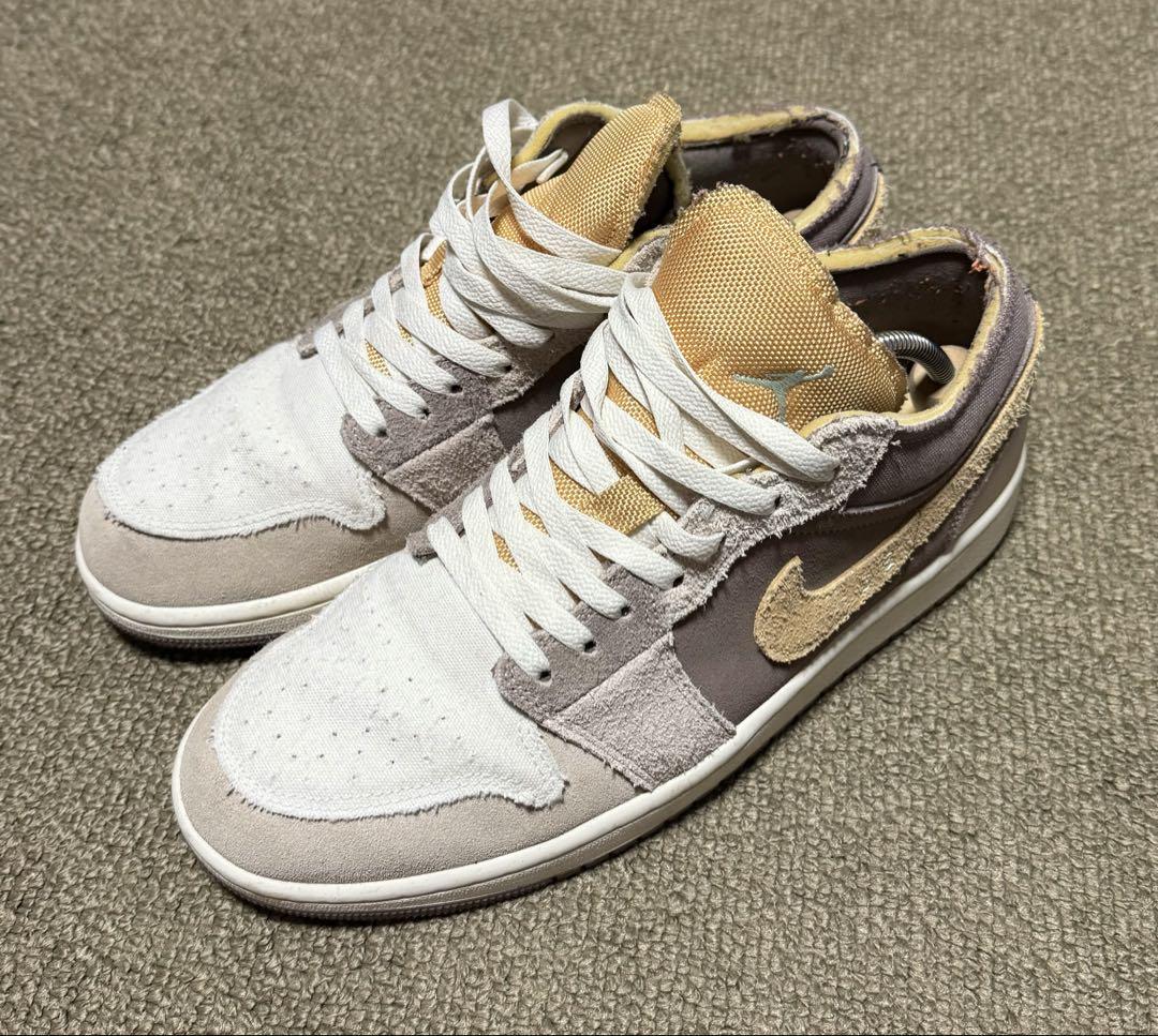 【中古品27cm】NIKE AIR JORDAN 1 LOW SE CRAFT