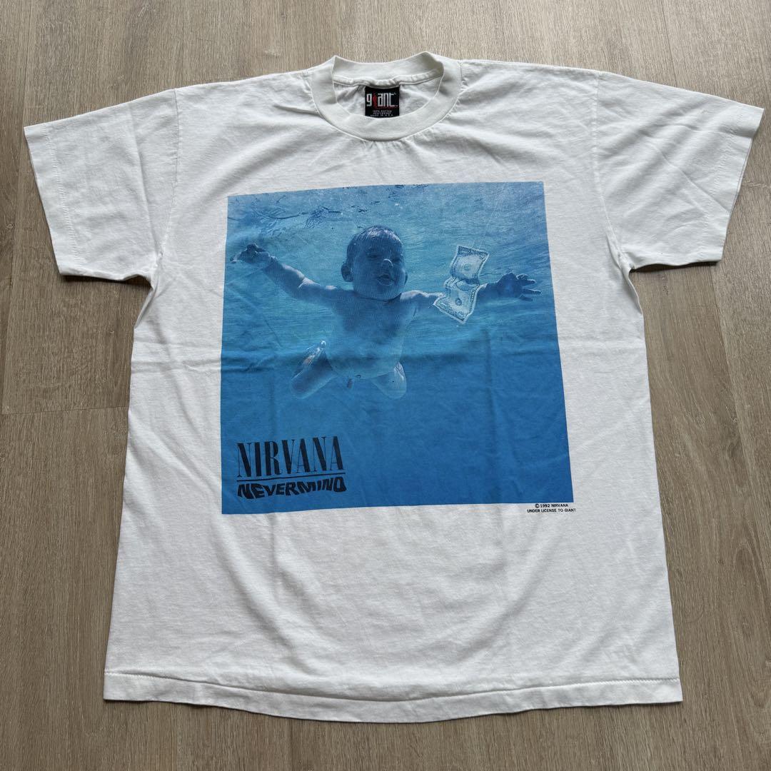 USA製 Nirvana ニルヴァーナ ネバーマインド Tシャツ ホワイト L その他/NIRVANA NEVERMIND クルーネックバンドTシャツ｜Daytona