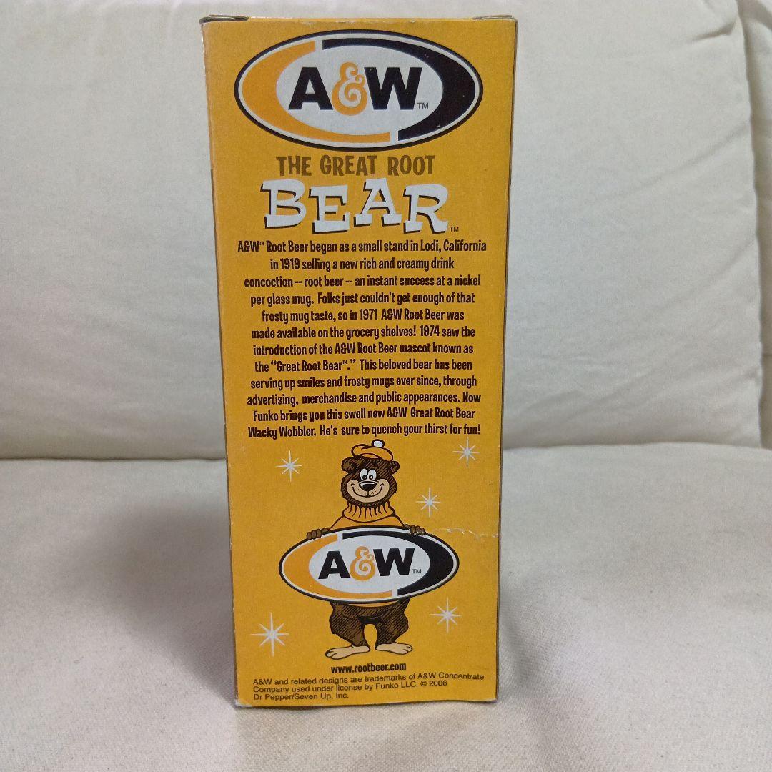 ☆ファンコ☆ ワッキーワブラー A&W THE GREAT ROOT BEAR A＆W GREAT ROOT BEAR Bobble Head FUNKO U.S.A Vintage / A&W