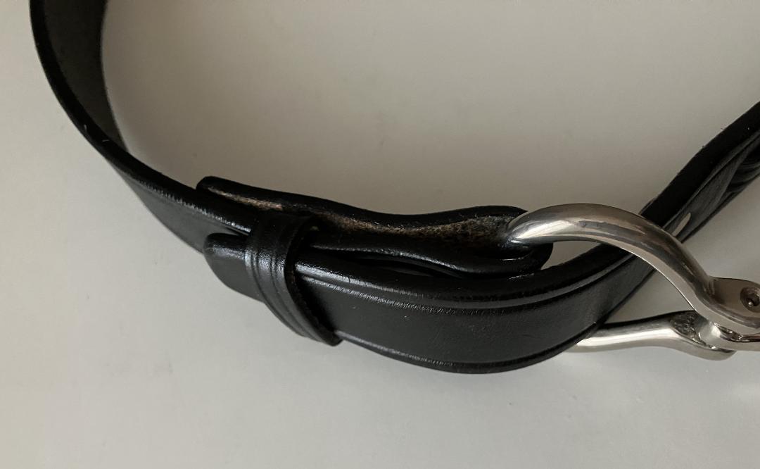 Tory Leather フックベルト ブライドルレザー 32mm 30インチ