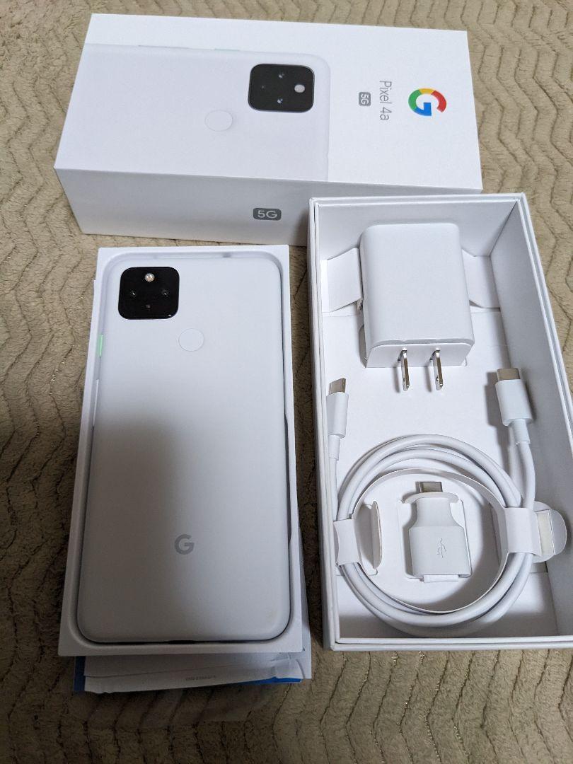 Google Pixel 4a (5G) クリアホワイト 128 GB