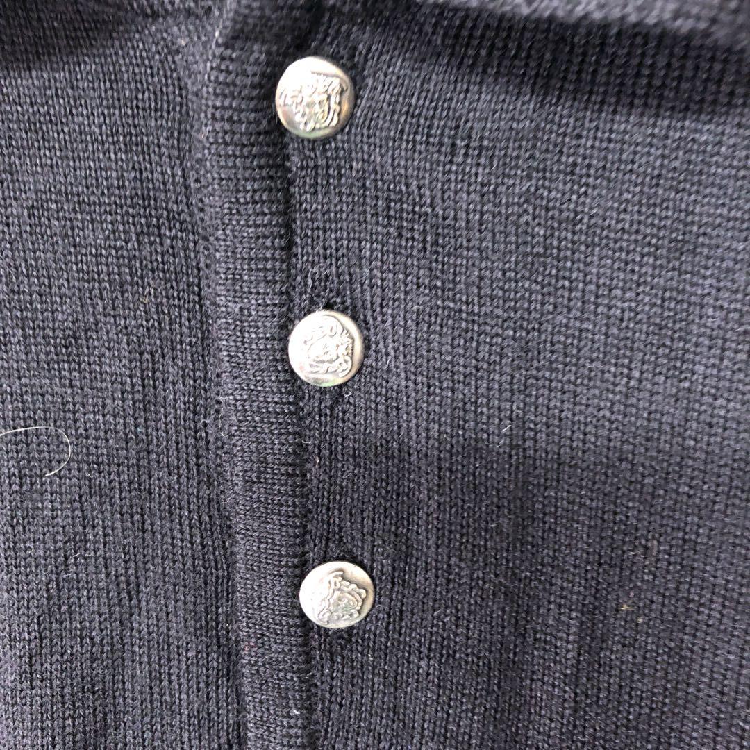 archives古着 VERSACE JEANS メデューサ ニットポロシャツ