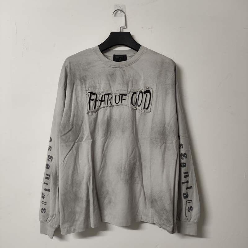 FOG　ESSENTALS　グレー ロングスリーブ Tシャツ L