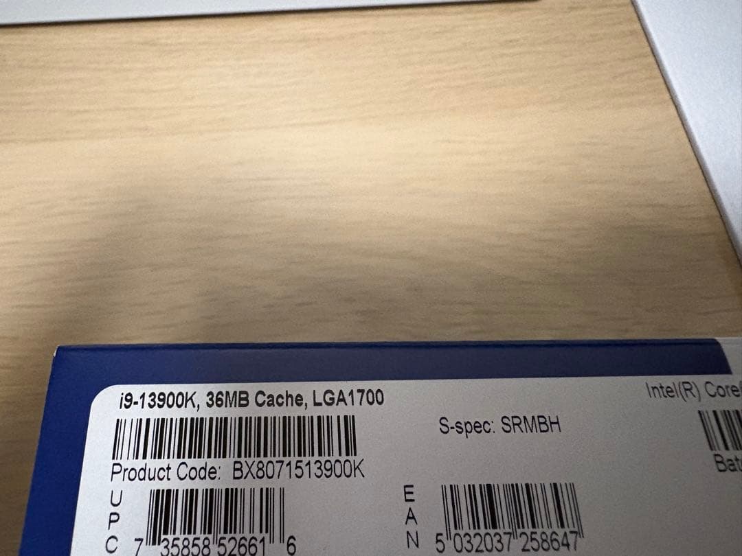 新品 良品交換 Intel Core i9-13900K 13世代 CPU