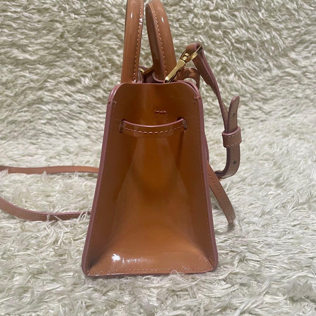 マンサーガブリエル　ハンドバッグ　ショルダーバッグ　2way レザー　ミニバッグ