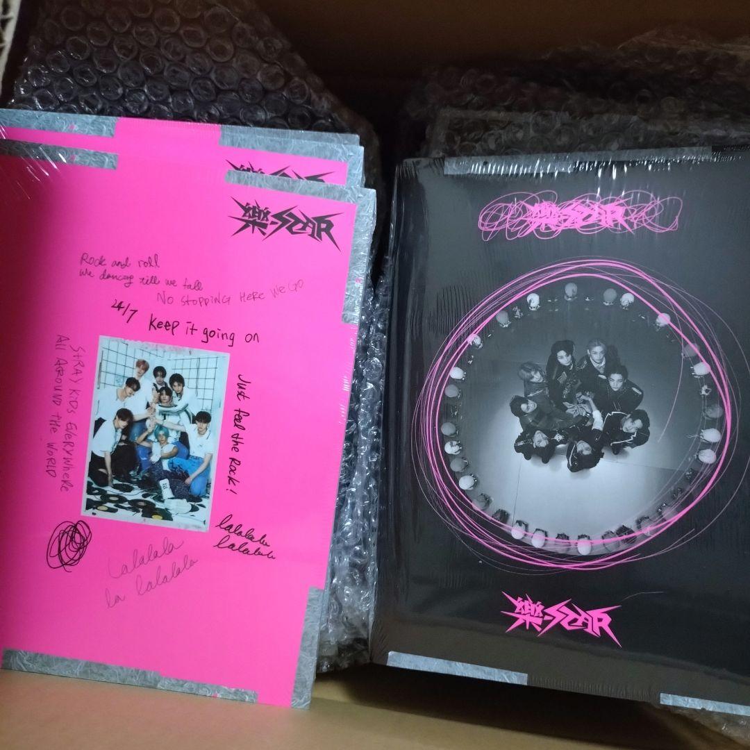 新品未開封 straykids スキズ 樂-star 20セット アルバム