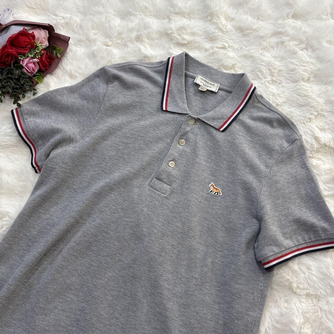 MAISON KITSUNE メゾンキツネ フォックス トリコロール ポロシャツ