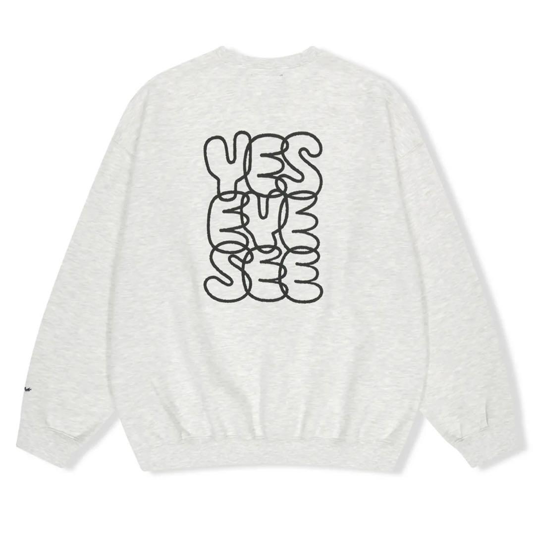 yeseyesee スウェット　ライトグレー