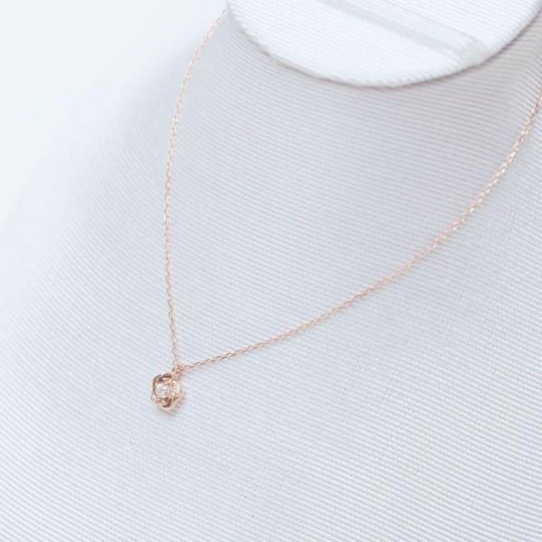 BlOOM ネックレス　ピンクゴールド　フラワー