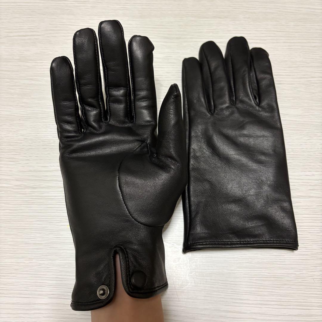 CLEL】Lamb Leather Gloves/ラムレザーグローブ ブラック 小物