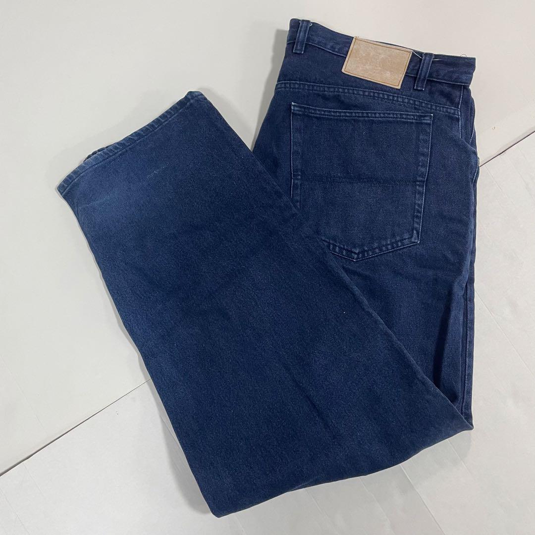 90s LA.GATE 極太バギーデニム ローライダー B boy 当時物W40