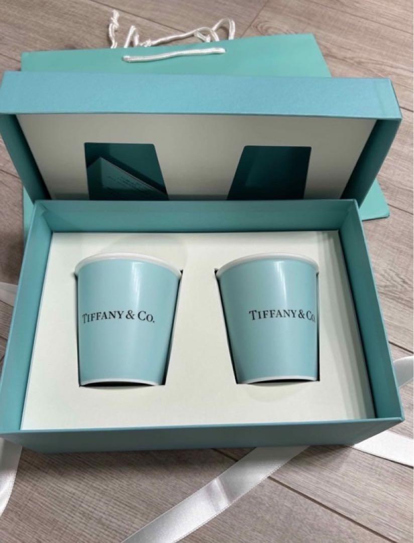 TIFFANYコーヒーカップボーンチャイナ