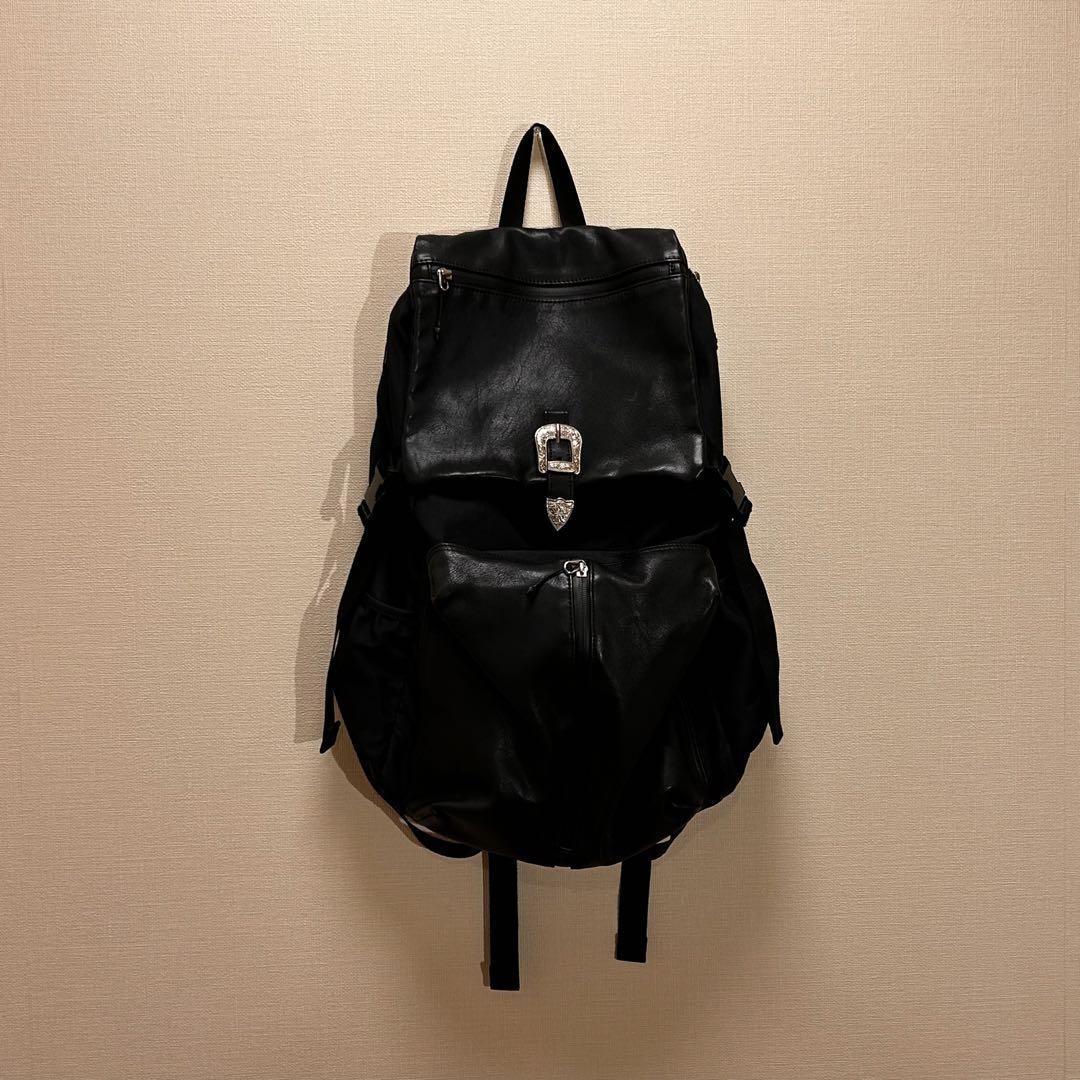 【極希少】BURLAPOUTFITTER×ear シルバーバックル リュック 希少》BURLAPOUTFITTER×ear シルバーバックル リュック 美品
