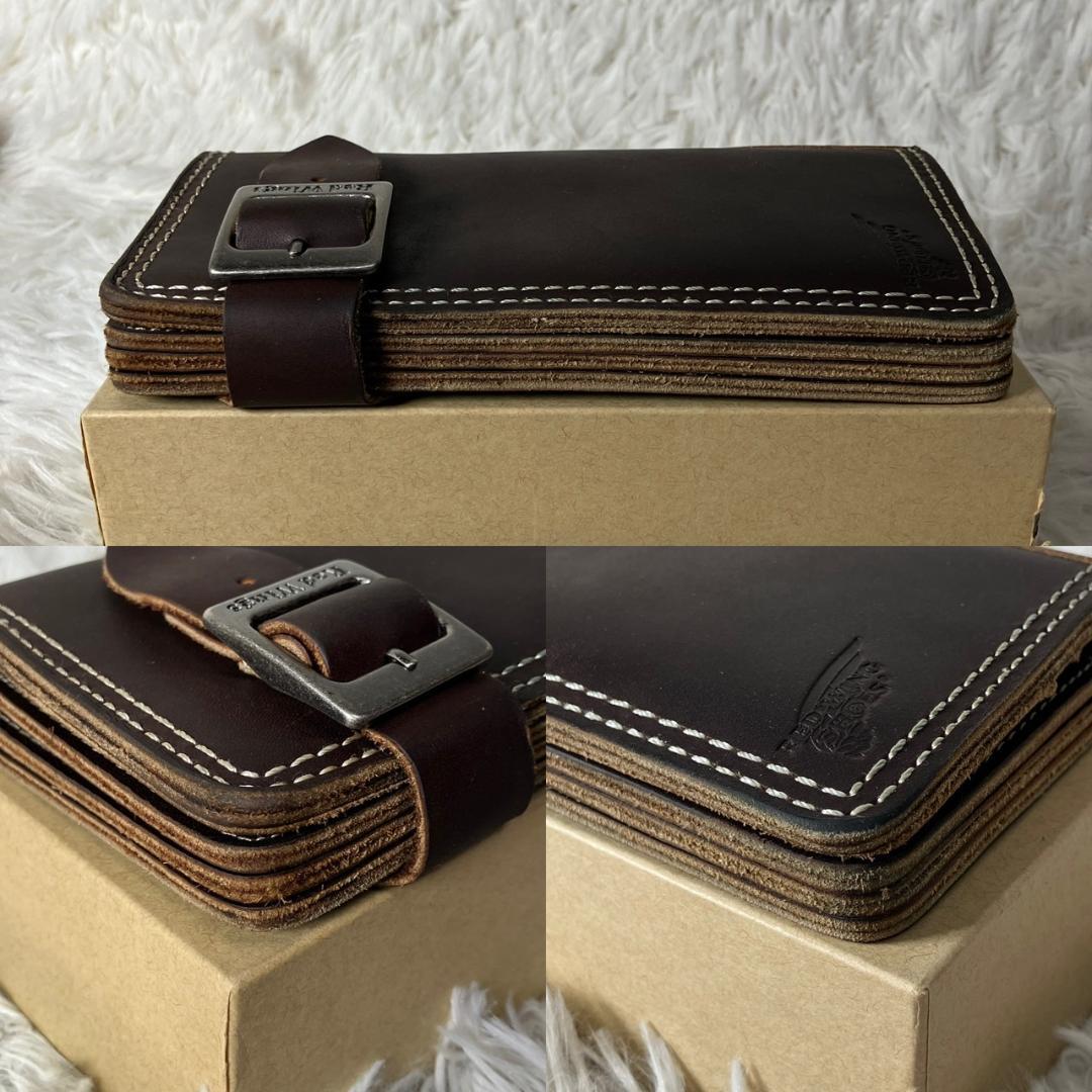 美品 REDWING レッドウィング オイルレザー 長財布 チェーン