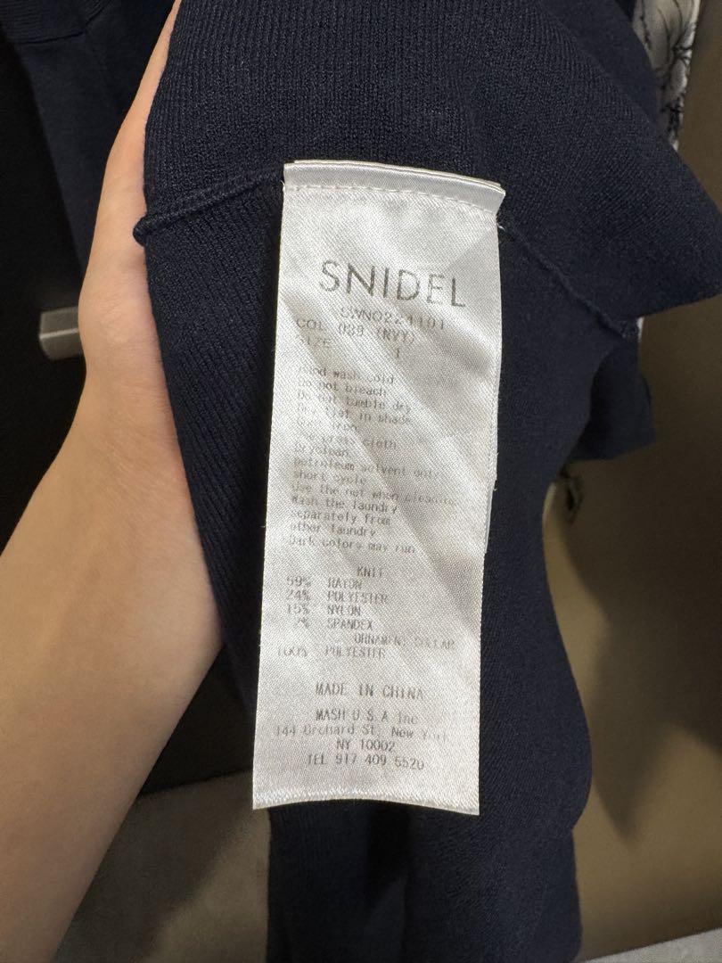 SNIDEL ネイビー ワンピース