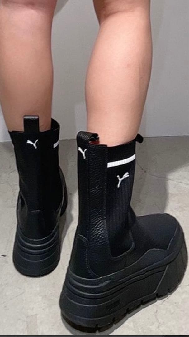 新品タグ付き プーマ メイズスタックチェルシーCウィメンズ ブーツ