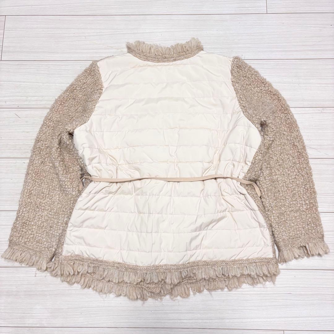 美品■HIROKO BIS ヒロコビズ■ループフリンジ デザインジャケット 13 美品■HIROKO BIS ヒロコビズ■ループフリンジ デザインジャケット 13