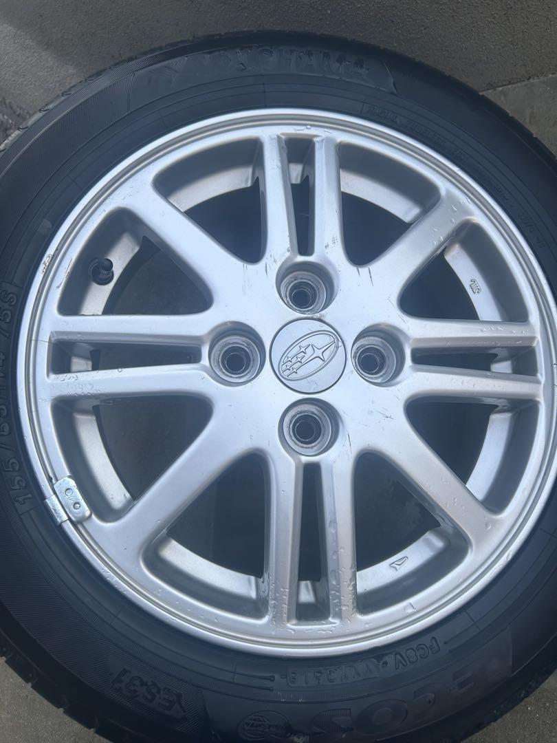 155/65r14 ダイハツ　スバル　ルクラ　タントエグゼ　4本セット
