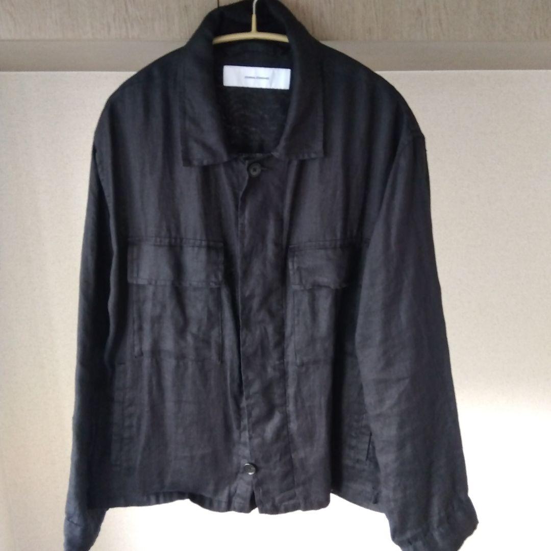 ジャーナル 25SSリネン 黒 ミリタリージャケット SIZE JOURNAL STANDARD GULLKHAN_COM